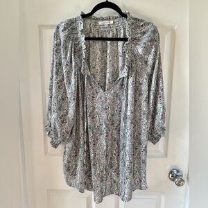 Rose + Olive Floral Blouse